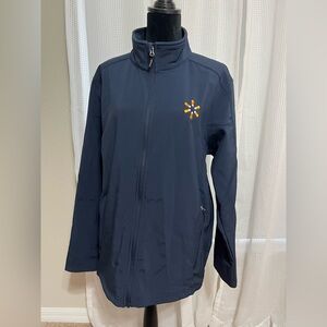 Men’s Core365 “Walmart Candy Corn Spark Logo” Zippered Jacket - Size L - NWOT’S